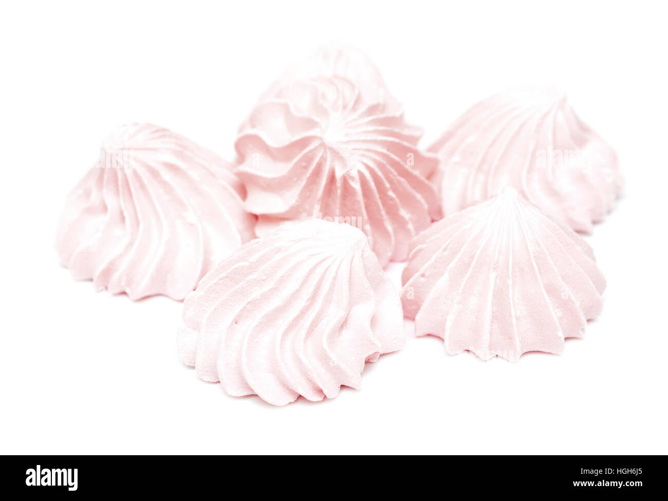 marshmallows isolated on white background Stock Photo - Alamy
