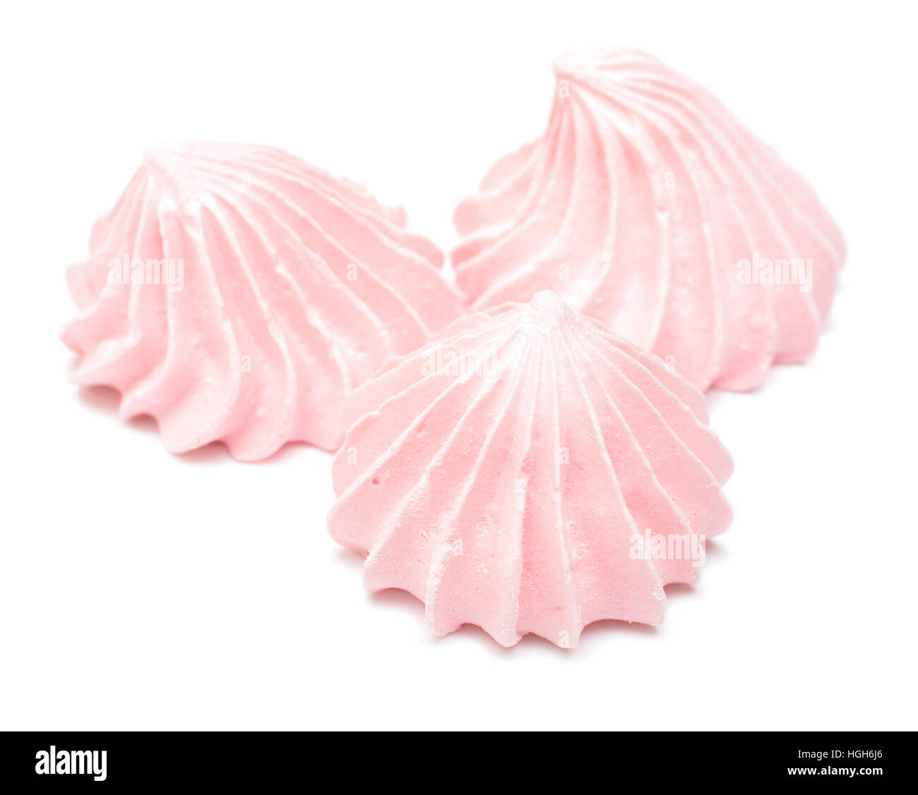marshmallows isolated on white background Stock Photo - Alamy