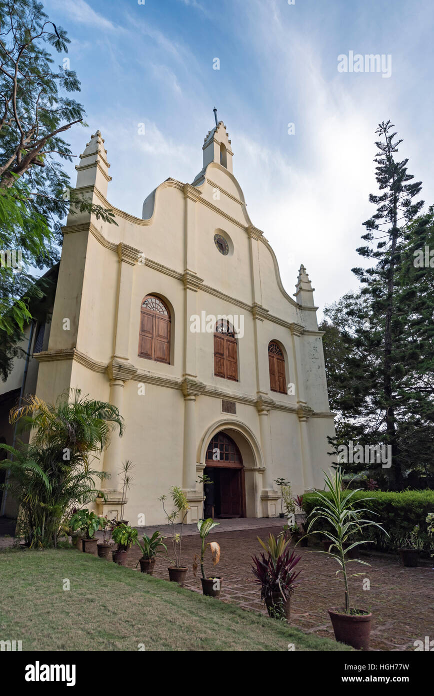 St. Francis CSI Church in Fort Kochi, Cochin, Kerala, India Stock Photo