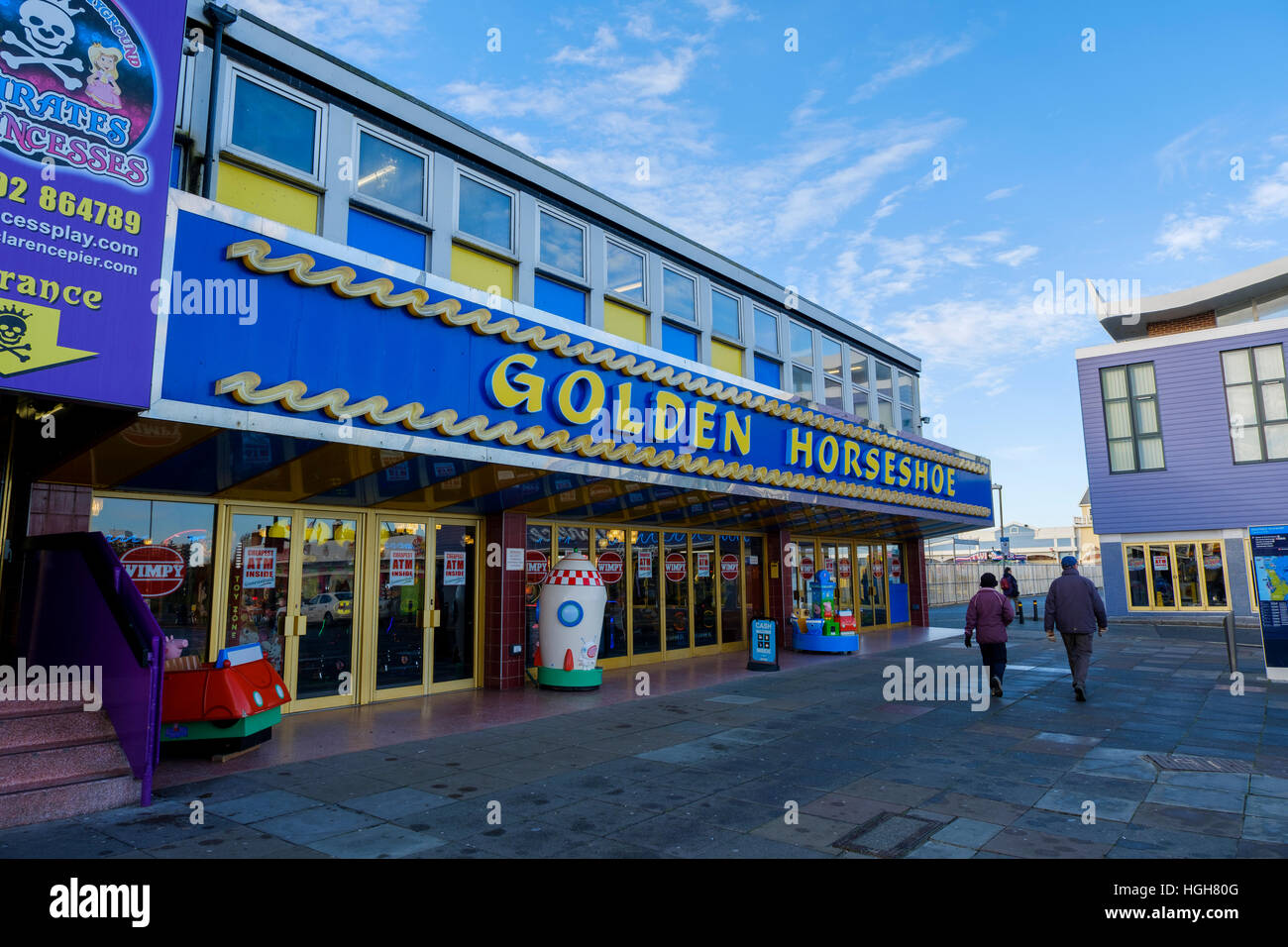 Golden Horseshoe, Southsea, Hampshire, England, United Kingdom Stock