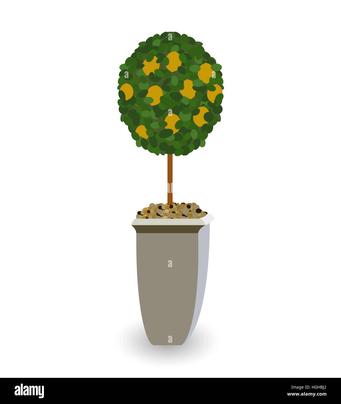 Pot vector Cut Out Stock Images & Pictures - Alamy