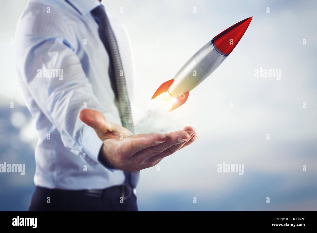 Startup working enterprise Stock Photo