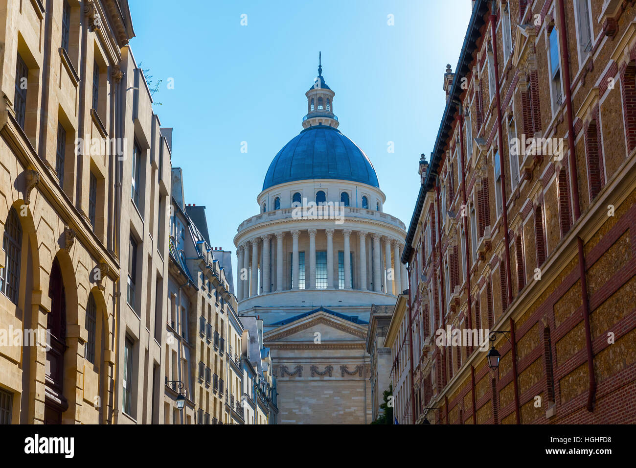 historic Pantheon in the Quartier Latin district in Paris, France Stock Photo