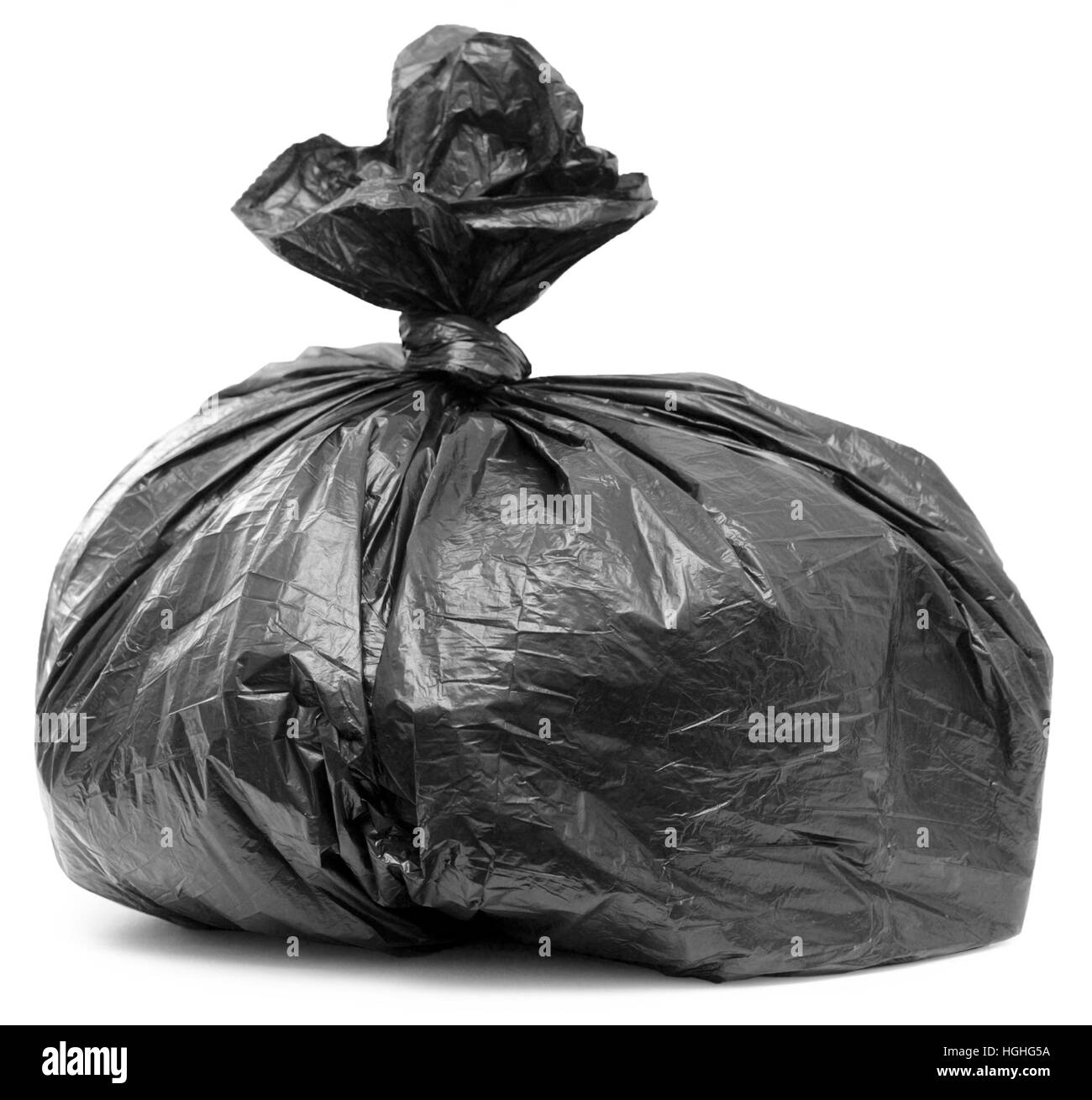 garbage bag on white background Stock Photo Alamy