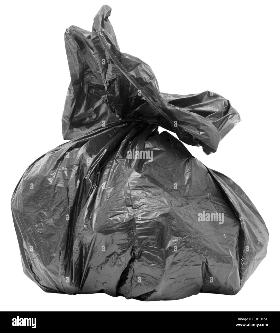 garbage bag on white background Stock Photo Alamy