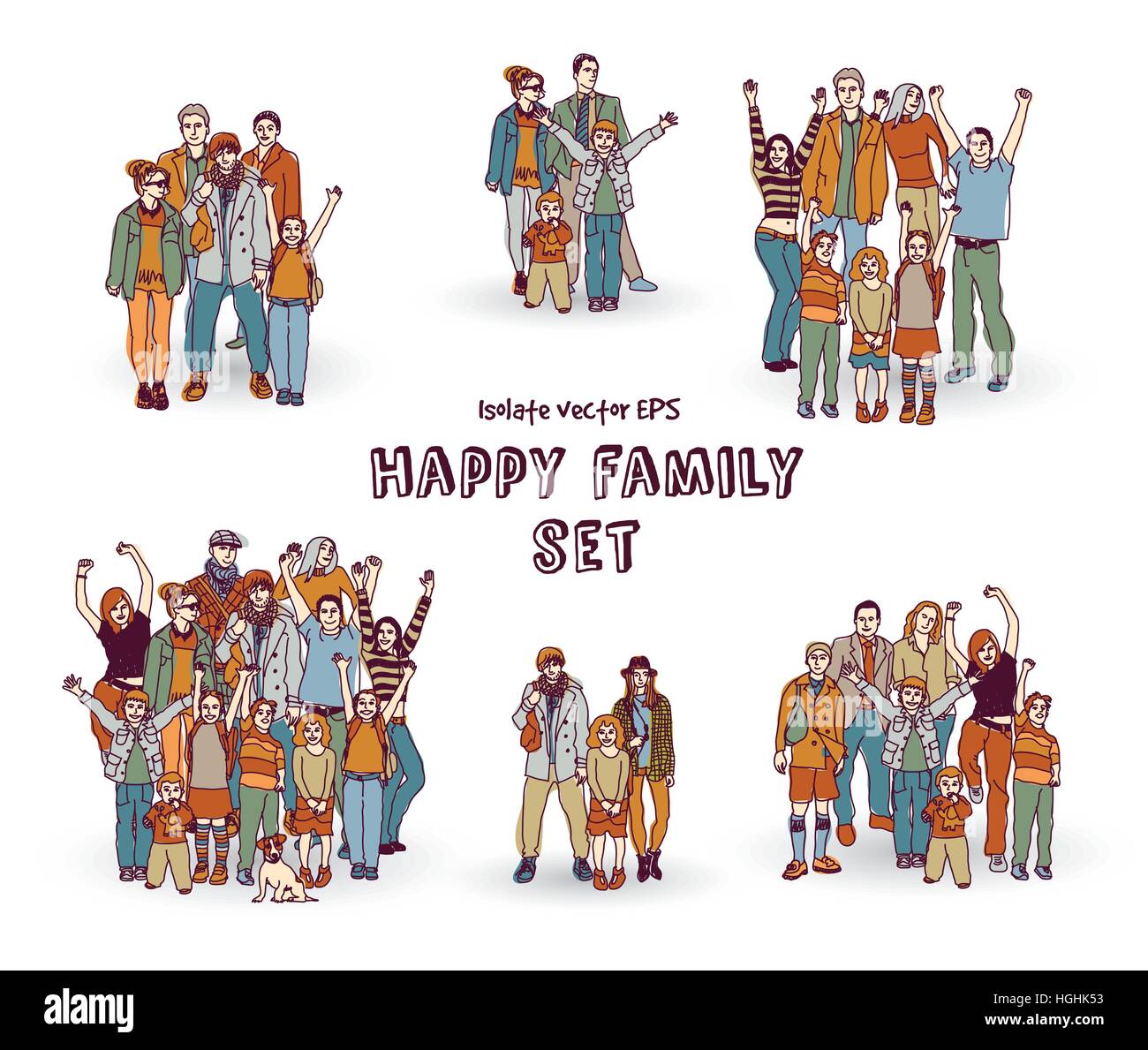 Happy Family Logo High-Res Vector Graphic - Getty Images