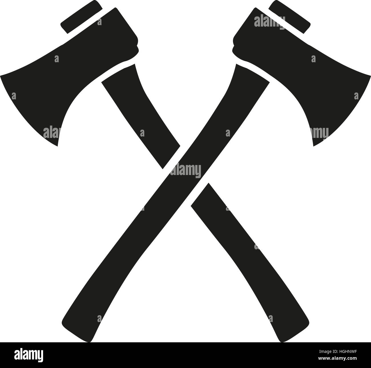 Crossed Axe Stock Photo 130697435 Alamy