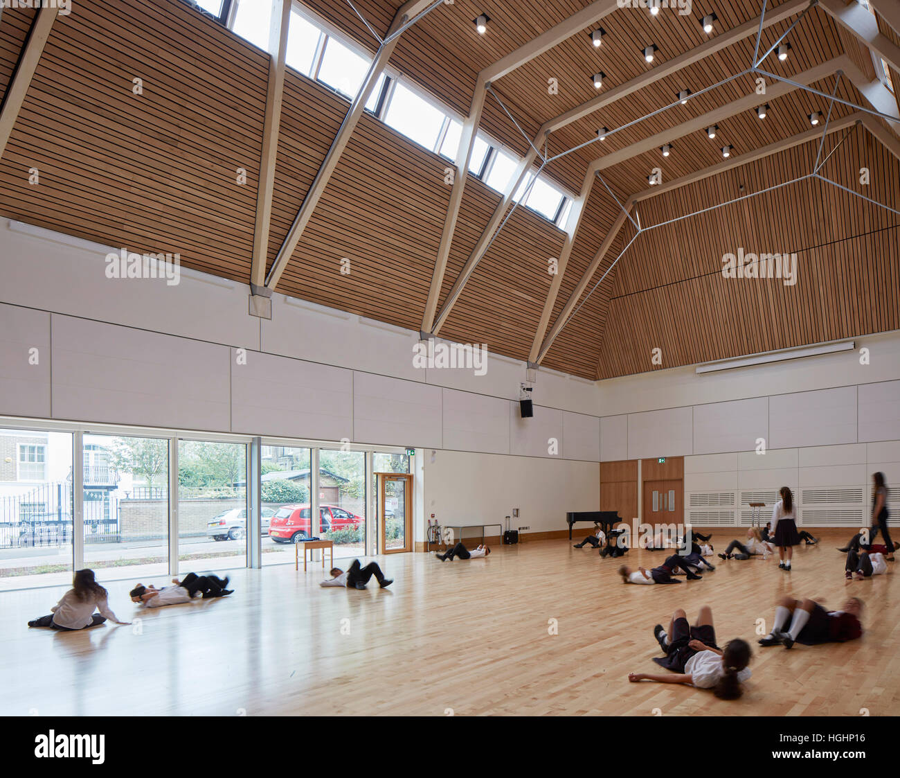 Multipurpose hall in use. Highgate Shool, London, United Kingdom