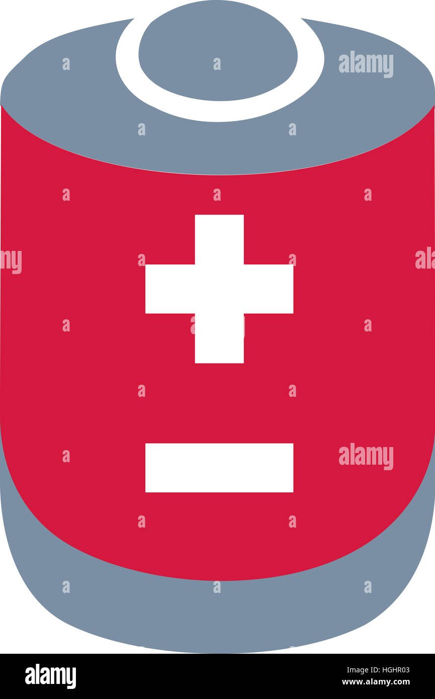 Plus minus battery icon hi-res stock photography and images - Alamy