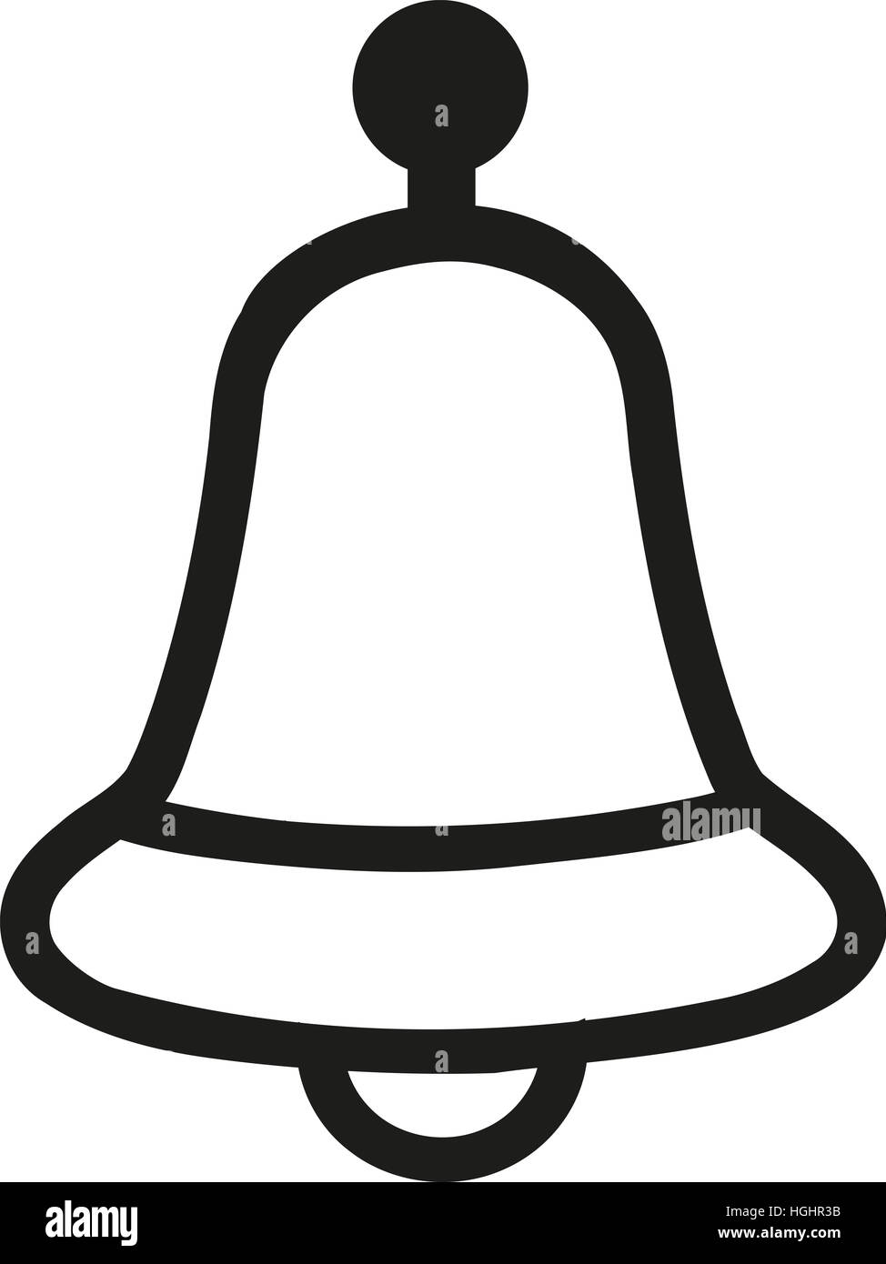 Bell ring icon Stock Photo - Alamy