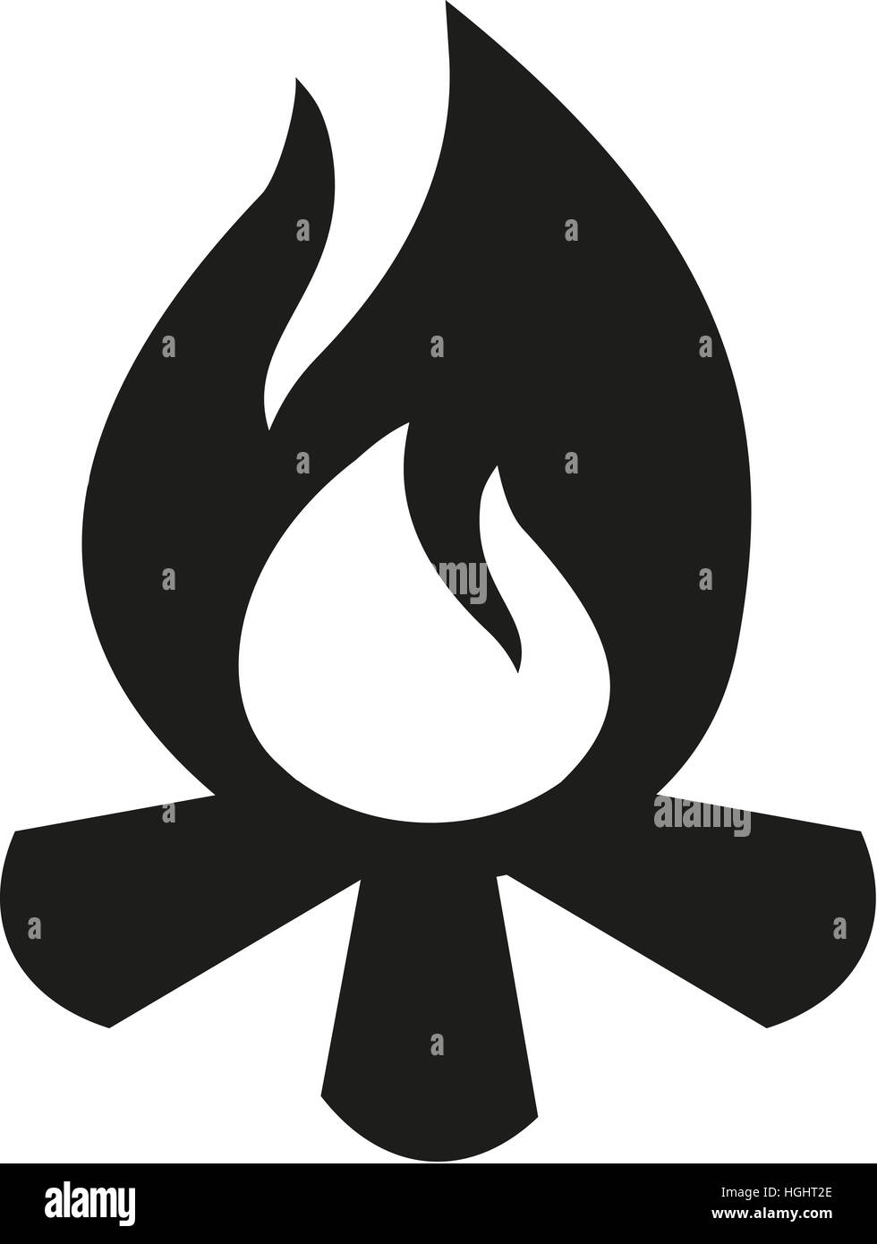 Campfire symbol hires stock photography and images Alamy