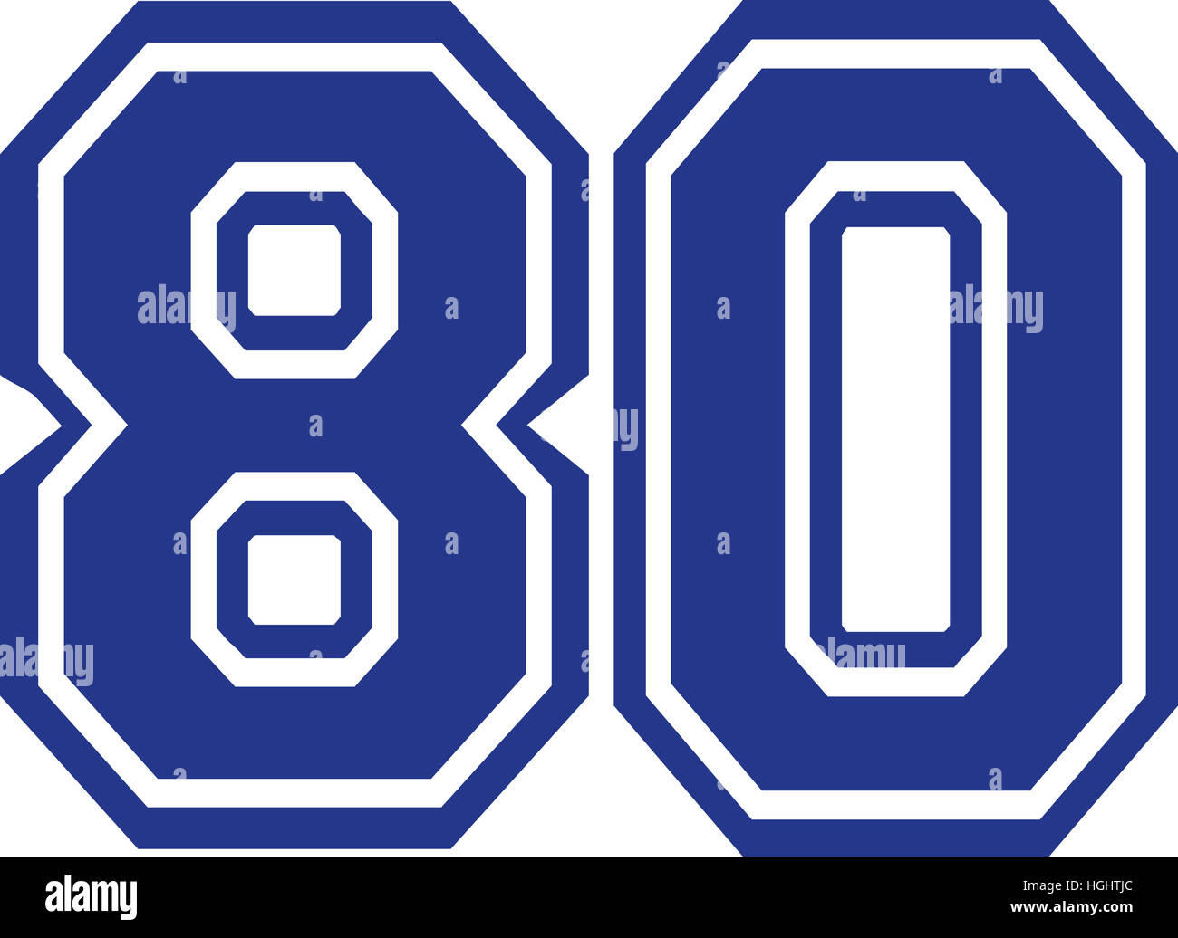 Number 80 hi-res stock photography and images - Alamy