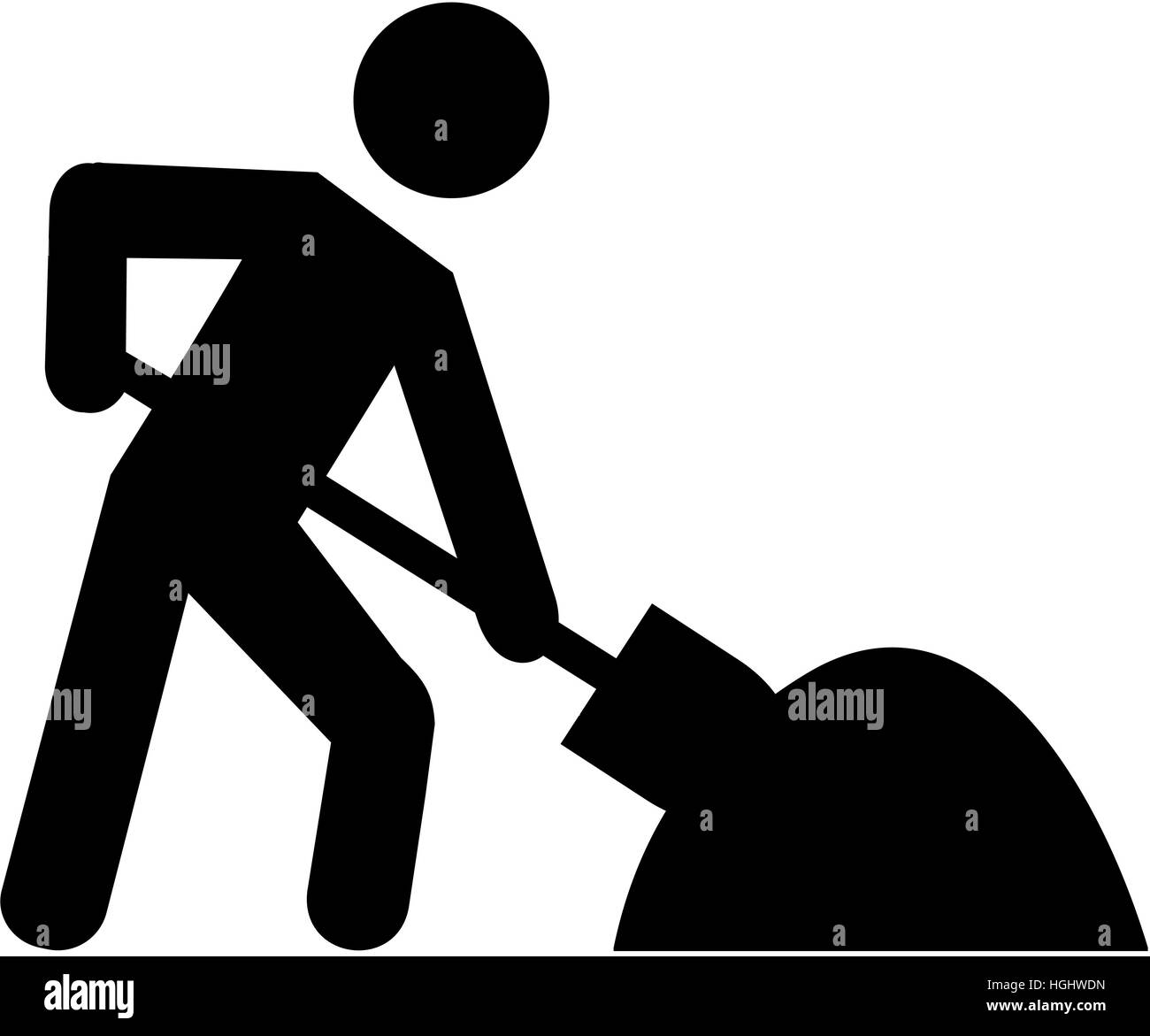 Craftsman shovel Black and White Stock Photos & Images Alamy