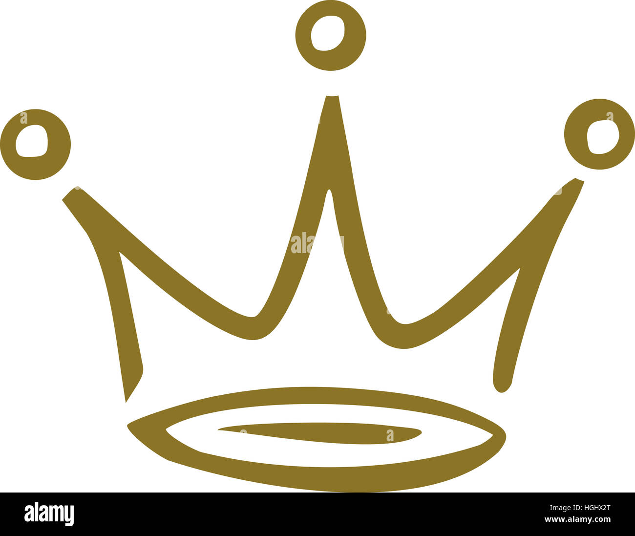 Crown icon royal king queen hi-res stock photography and images - Alamy