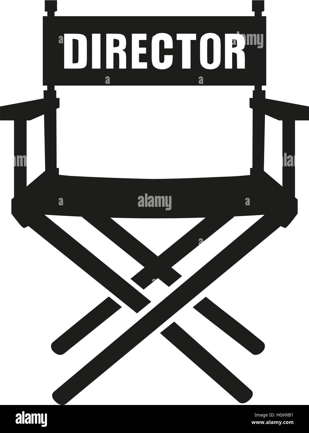 Director chair silhouette hires stock photography and images Alamy