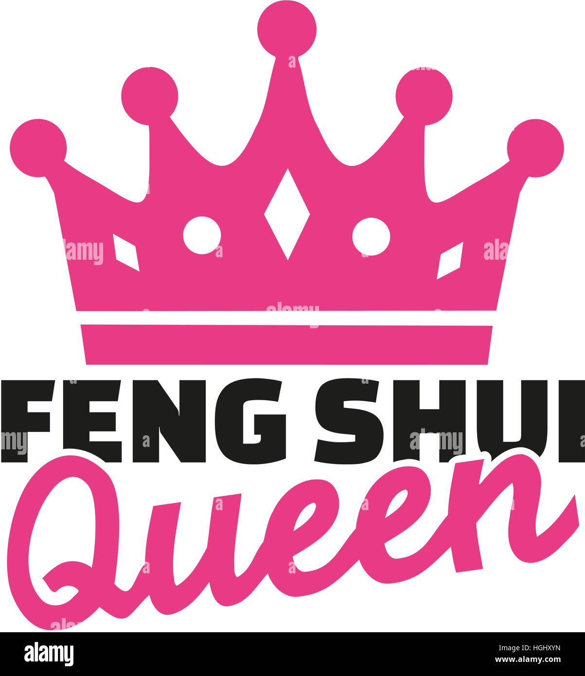 Fu Gui Queen Feng Shui queen Stock Photo - Alamy