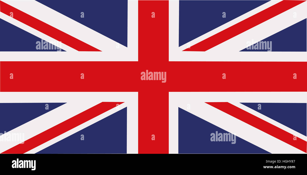 United Kingdom flag Stock Photo