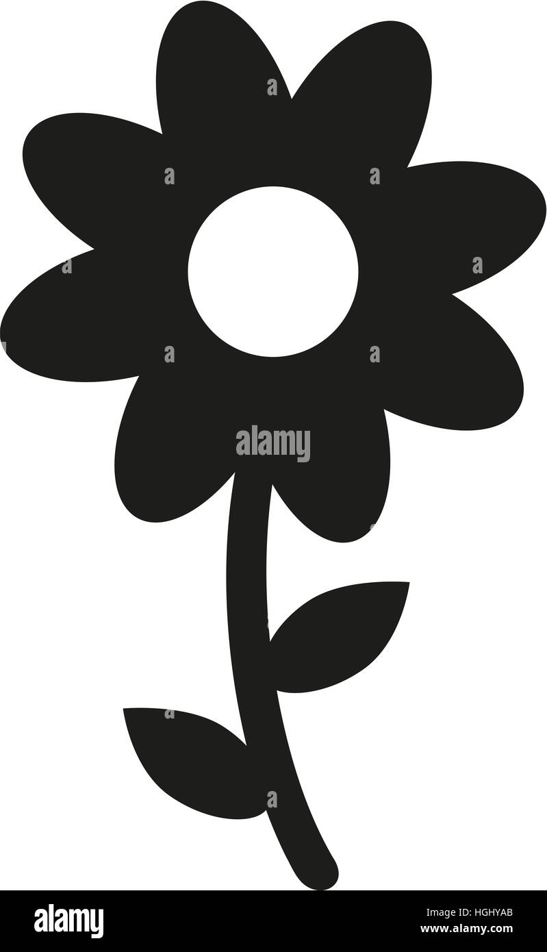 Flower symbol Stock Photo