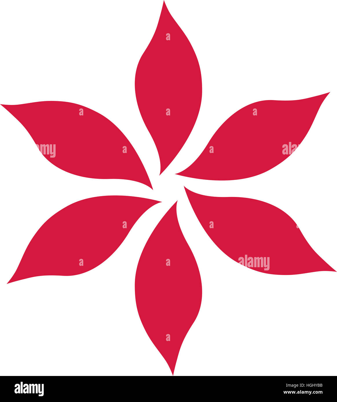 Abstract flower icon hi-res stock photography and images - Alamy