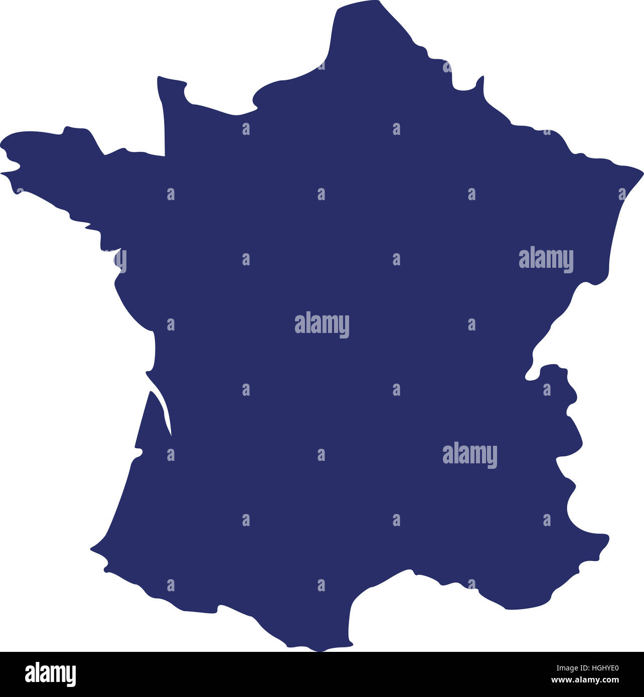 France map Stock Photo