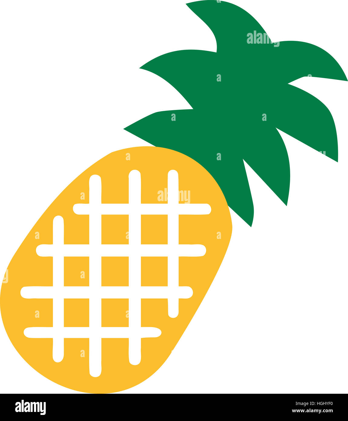 Pineapple icon hires stock photography and images Alamy