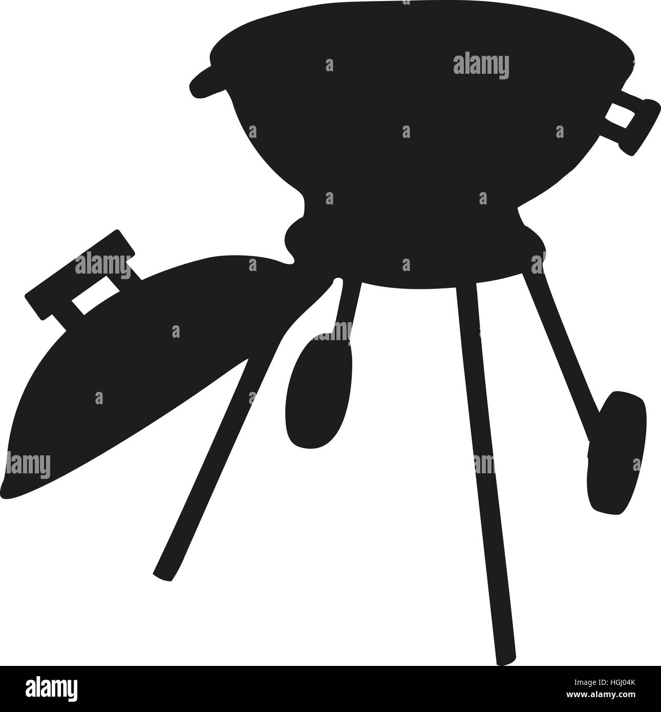Silhouette Grill Bbq High Resolution Stock Photography and Images Alamy