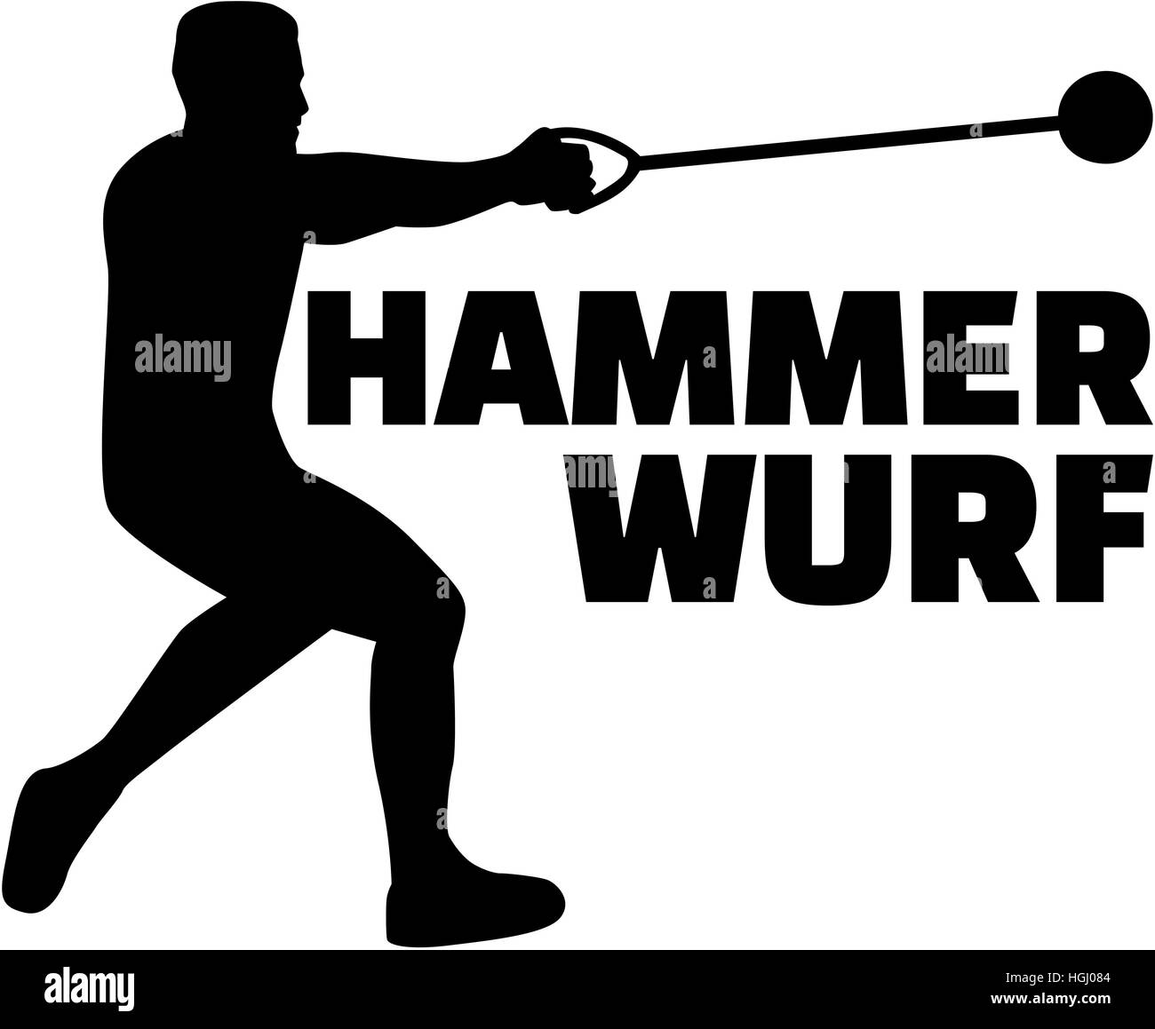 Olympic hammer thrower Black and White Stock Photos & Images Alamy
