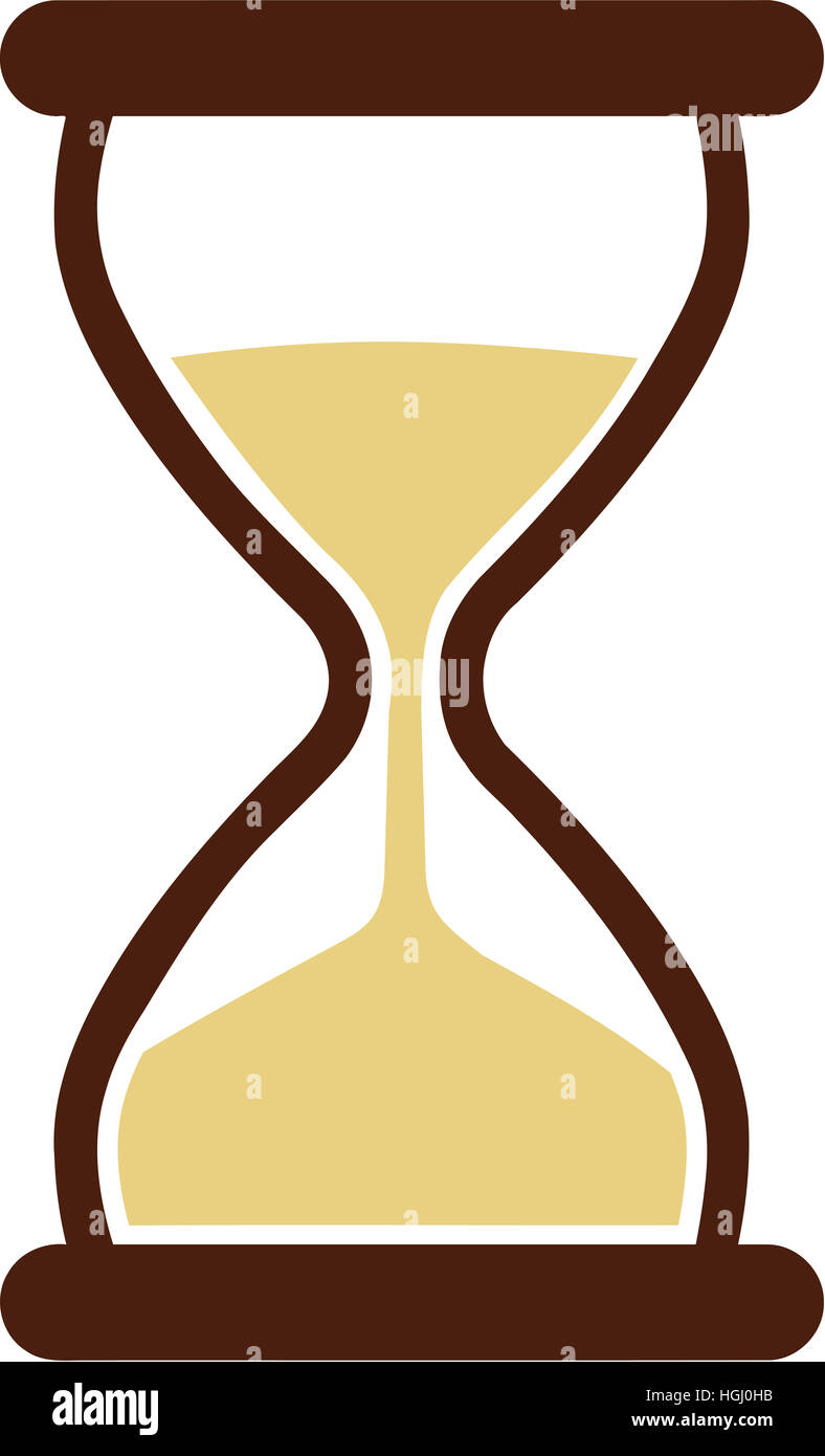 Retro Hourglass icon Stock Photo - Alamy