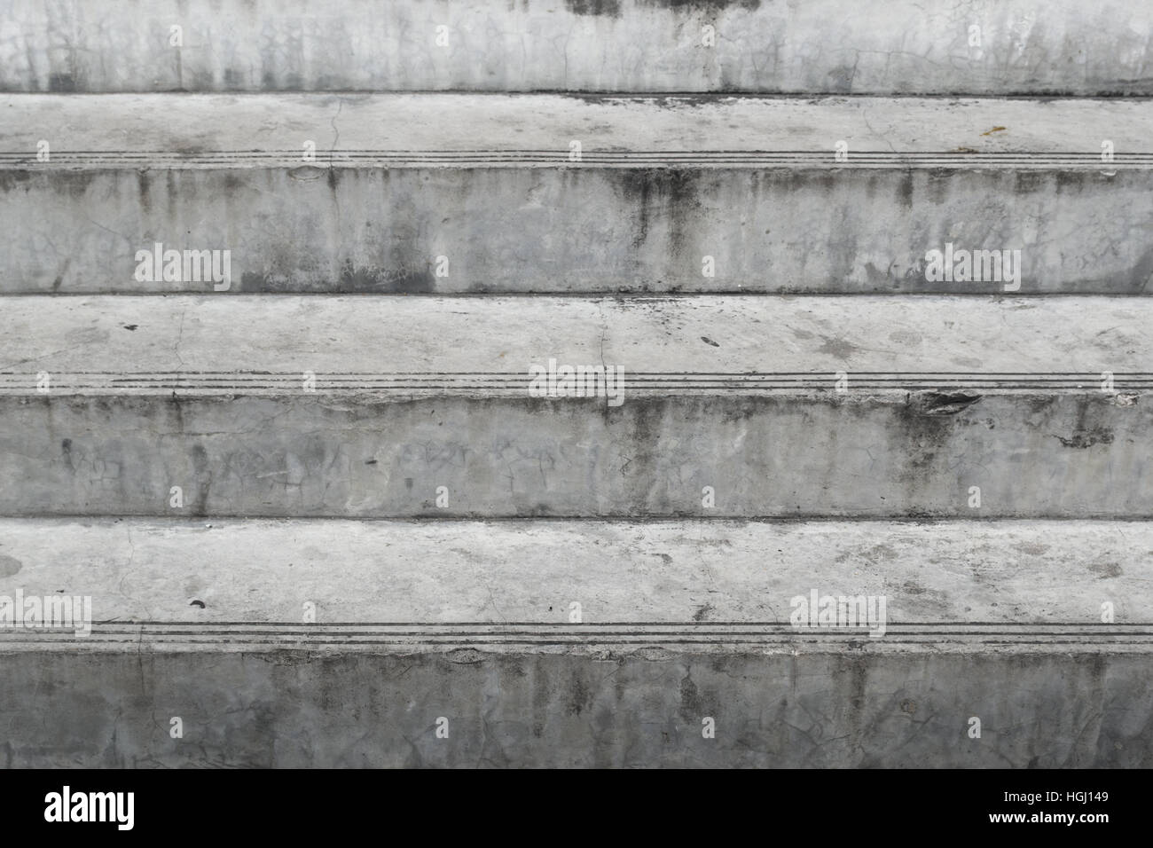 Monochrome Concrete steps Stock Photo