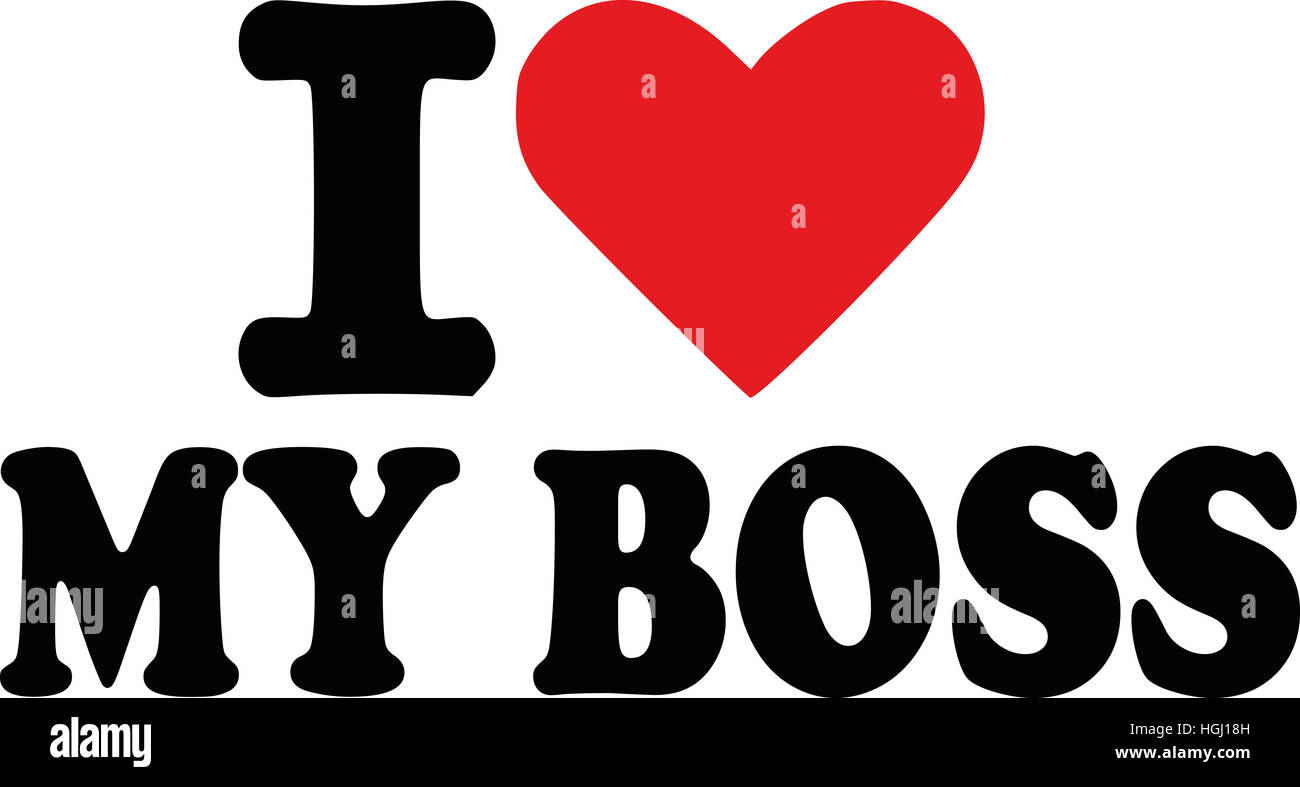 I my boss hi-res photography and - Alamy