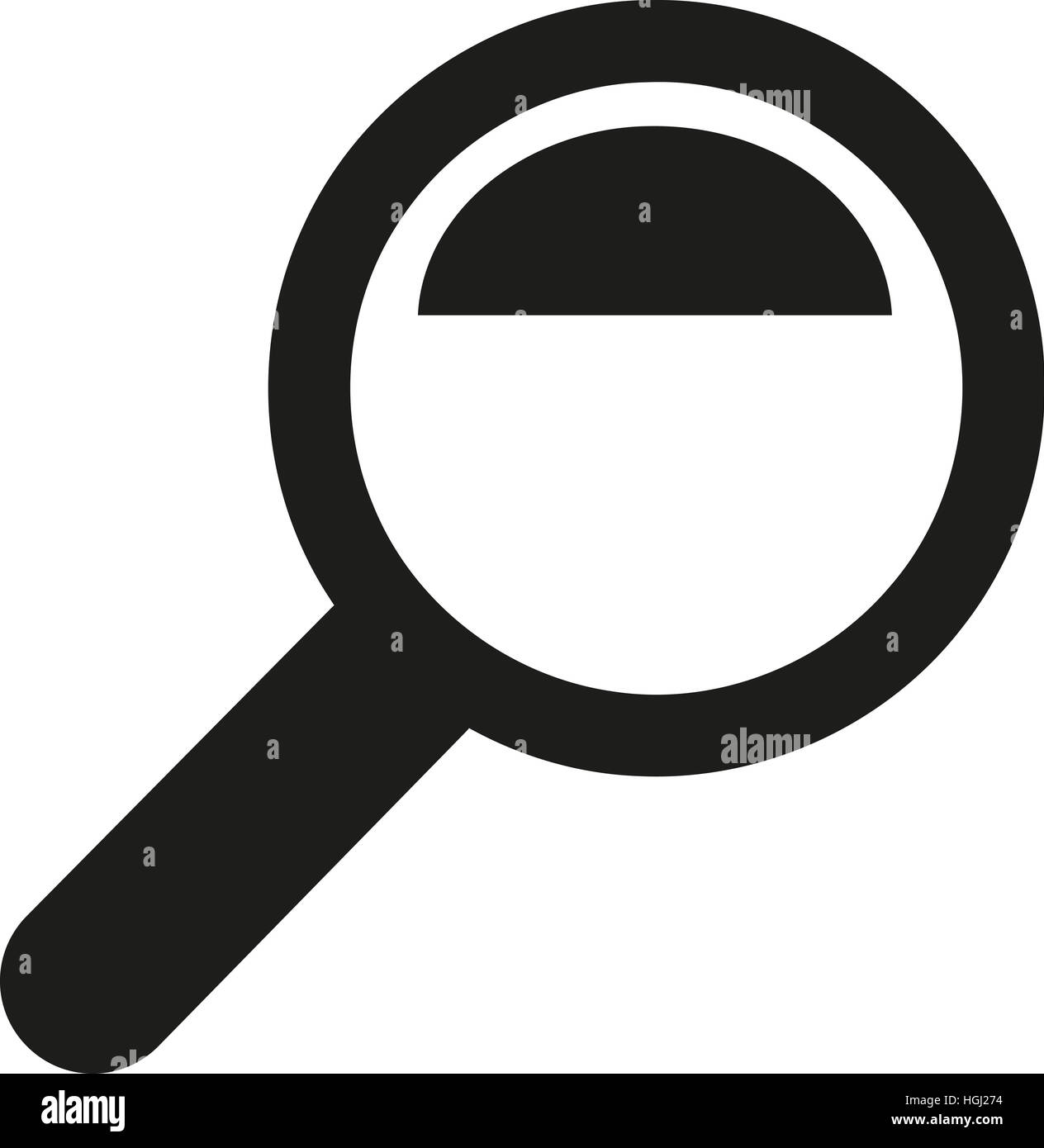 Magnifying glass icon Stock Photo - Alamy