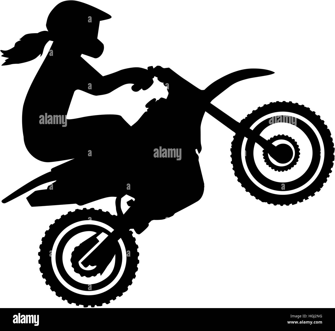 Woman motorcycle silhouette hires stock photography and images Alamy