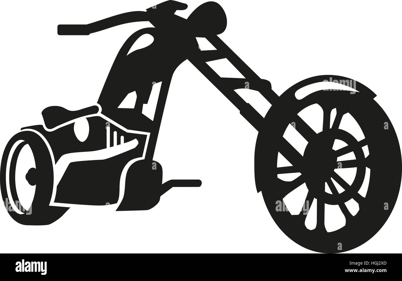 Chopper icon with details Stock Photo