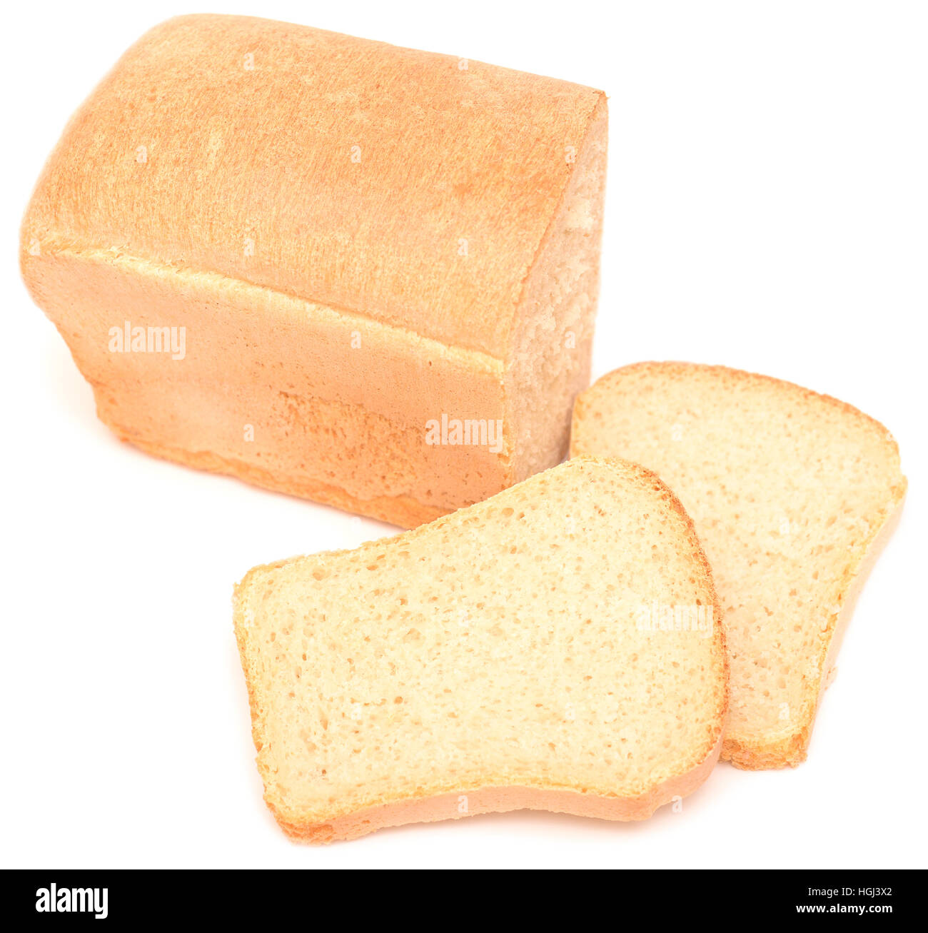 bread isolated on white background Stock Photo - Alamy