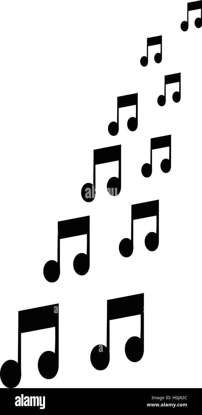 Musical Notes Flying High Resolution Stock Photography and Images - Alamy