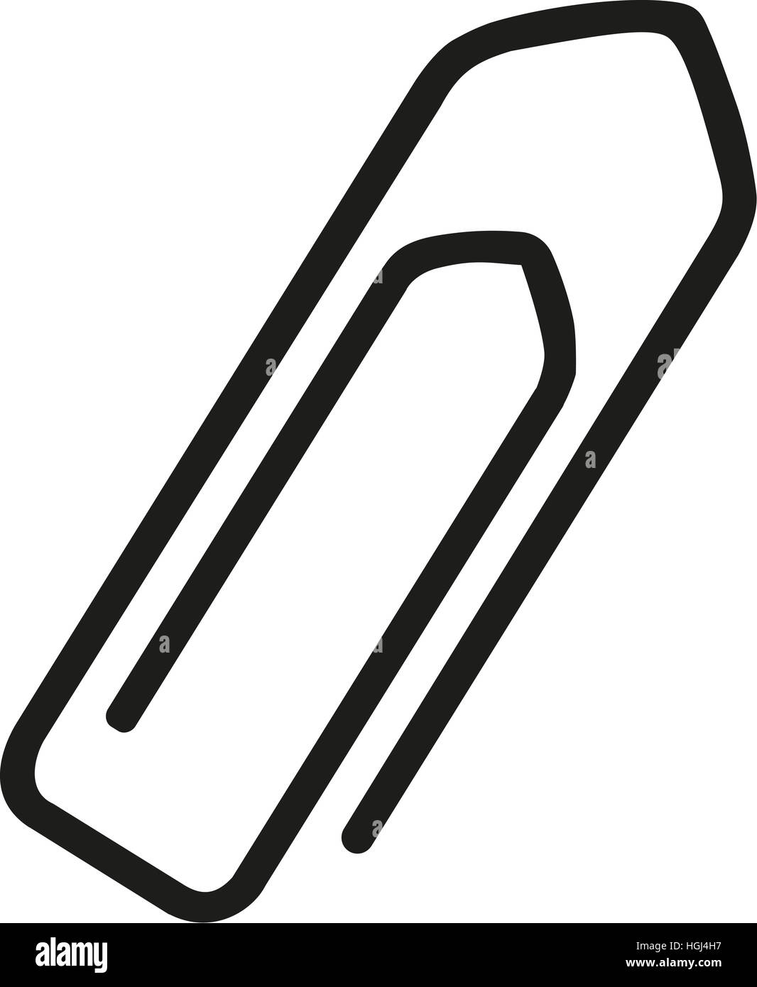 Paper clip vector Stock Photo Alamy