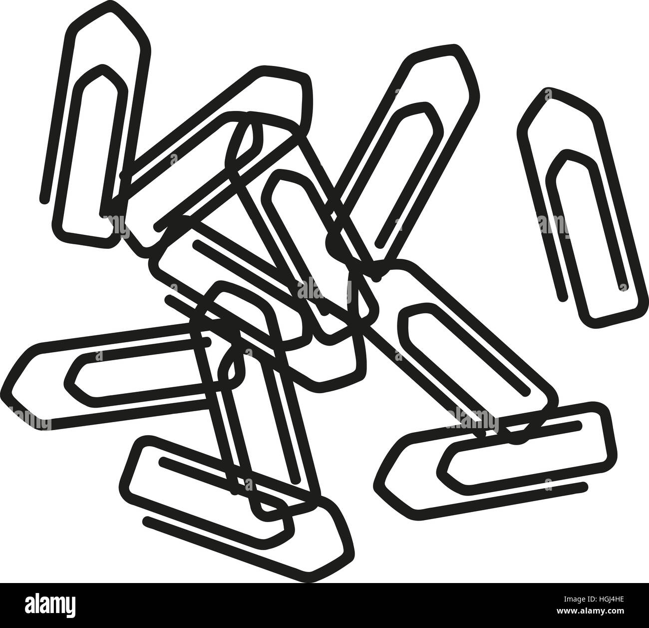 Bunch of paper clips Stock Photo Alamy