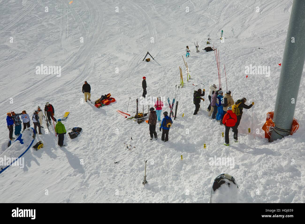 Piste rescue hi-res stock photography and images - Alamy