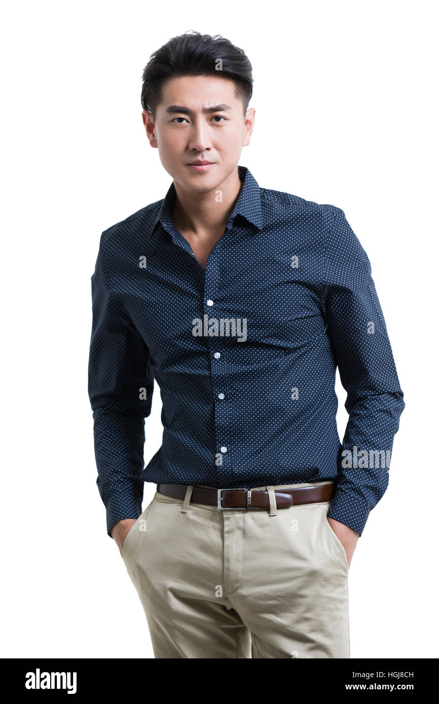 Portrait of young man Stock Photo - Alamy