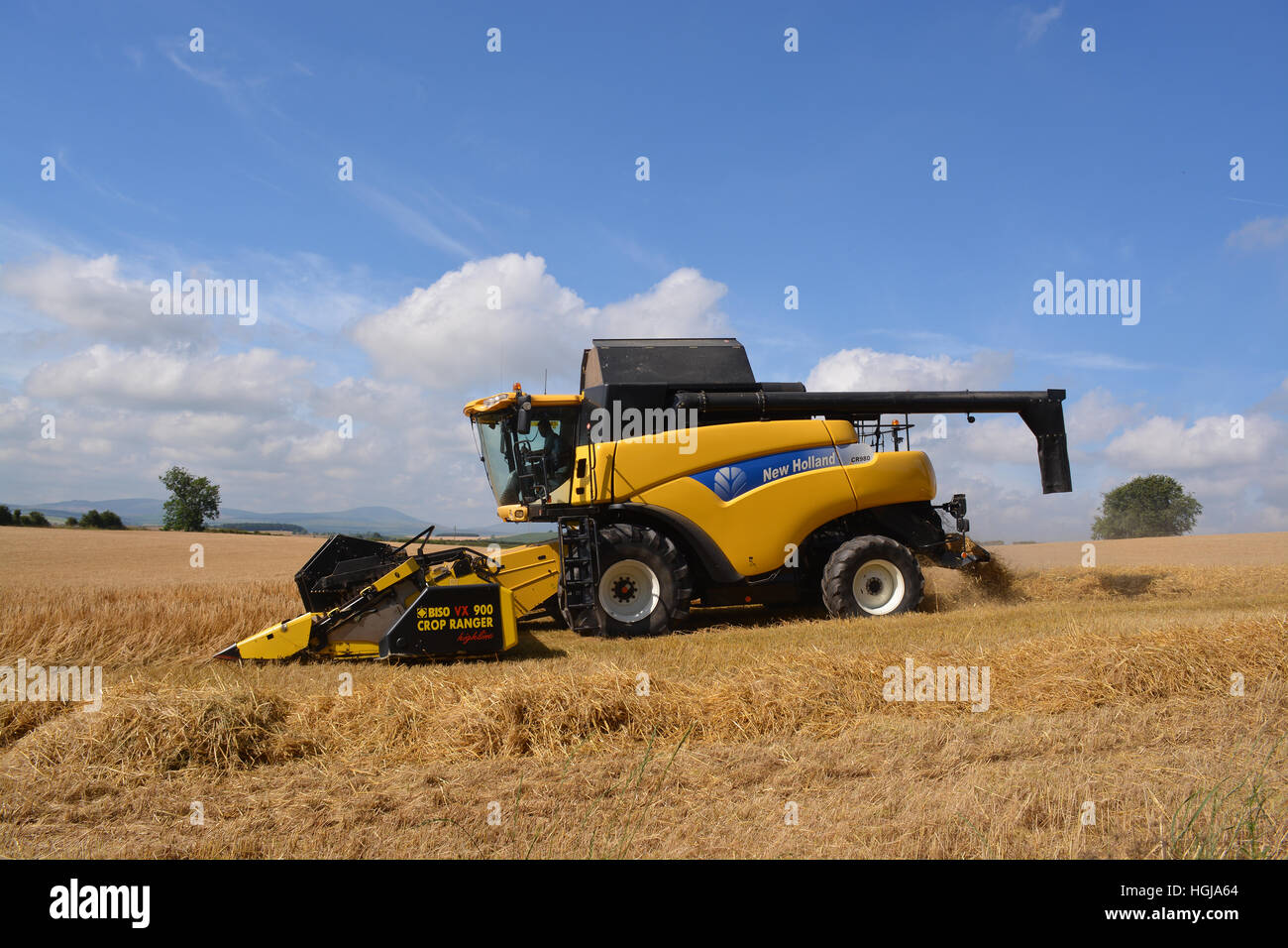 New Holland CR980 Combine Harvester Stock Photo