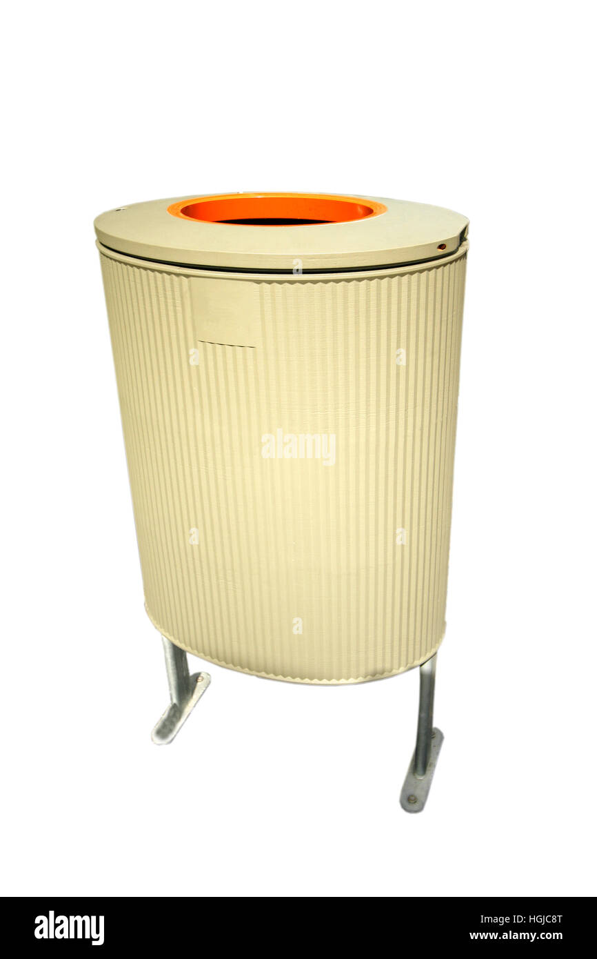 wastebasket for paper recycling Stock Photo