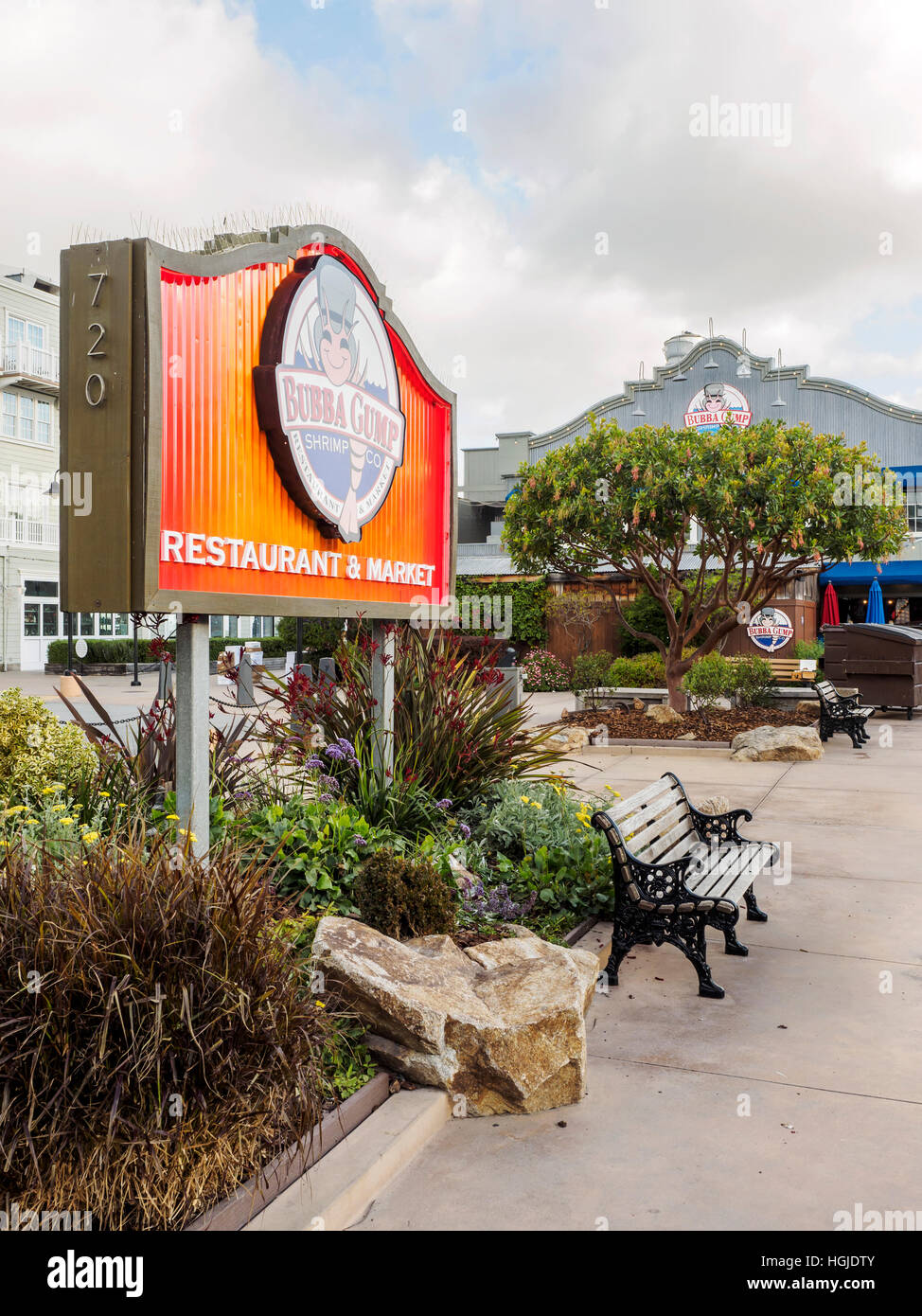 Bubba gump restaurant in monterey hires stock photography and images