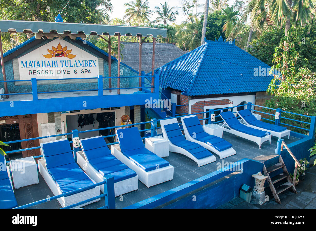 Matahari Tulamben Resort. Dive and Spa Stock Photo