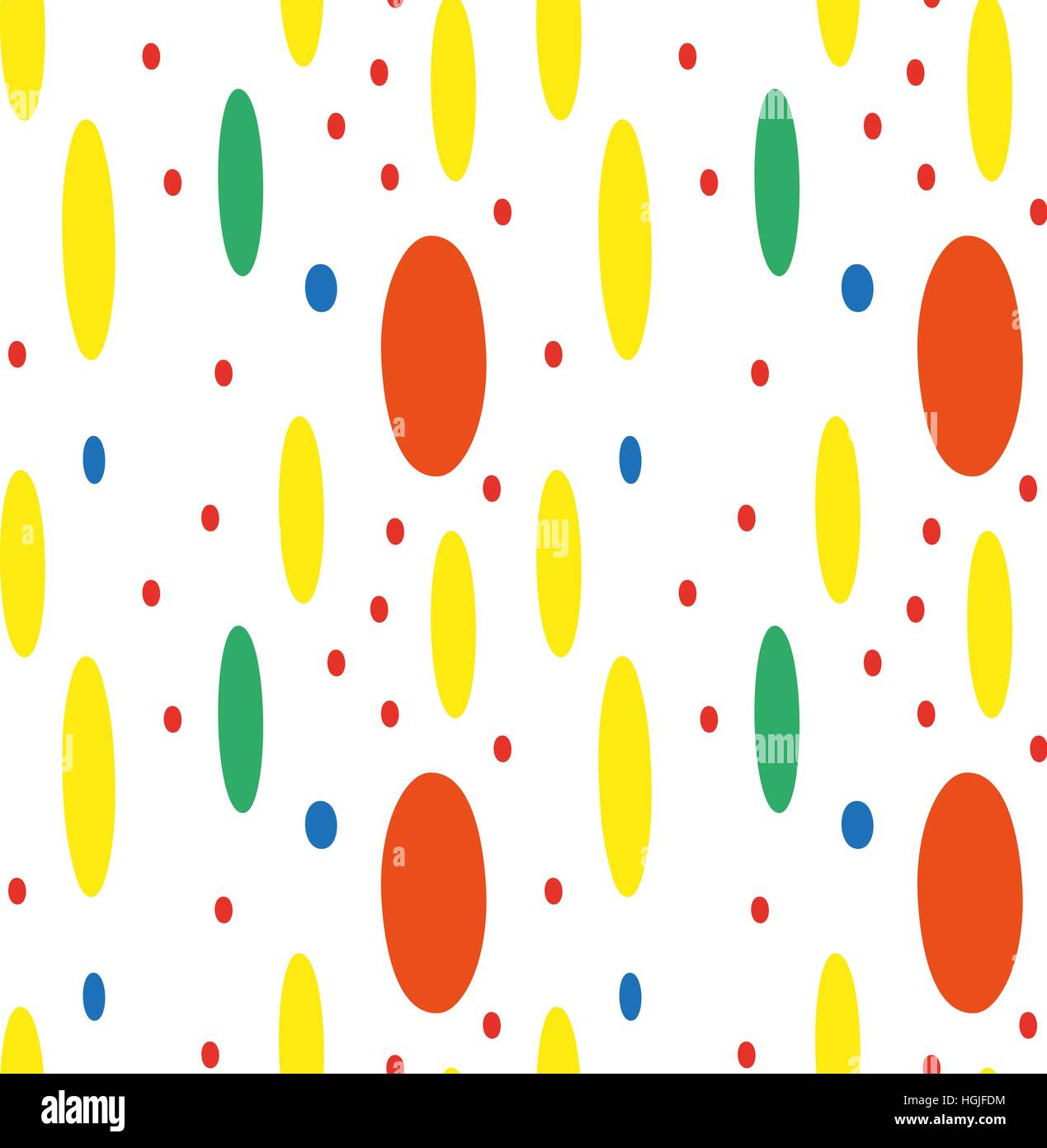 Festive confetti seamless pattern. Modern, geometric repeating texture ...