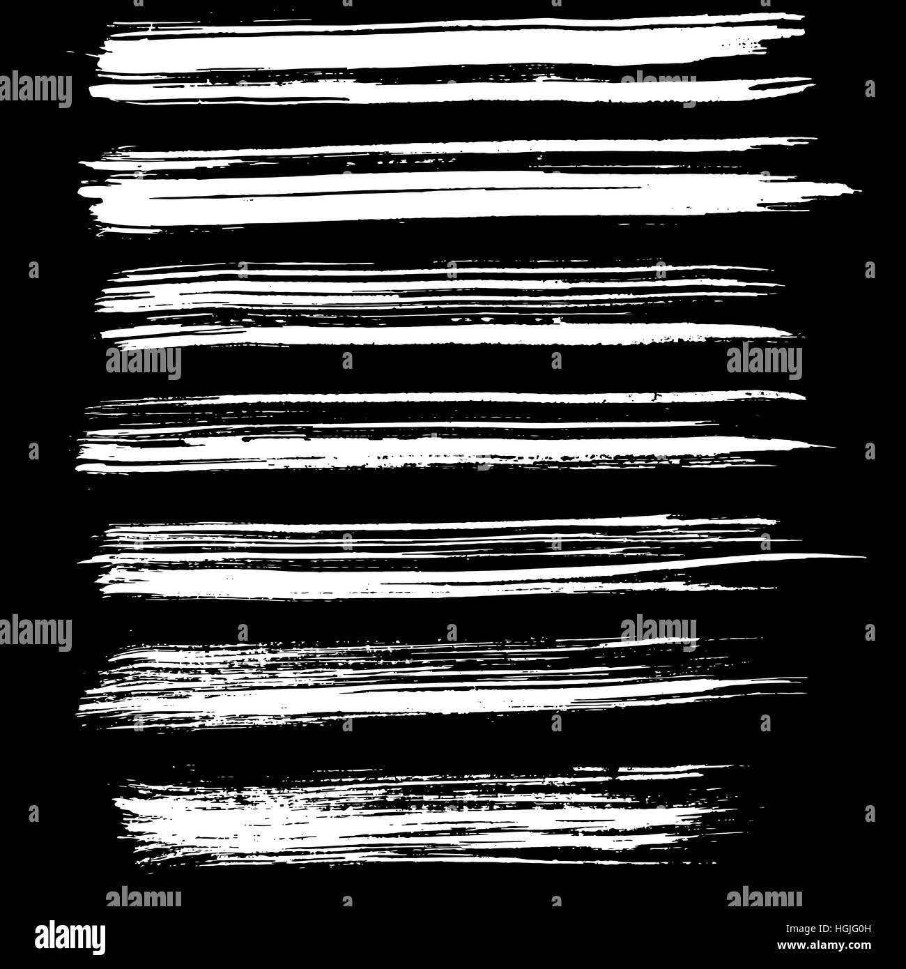 Ink vector brush strokes. Vector illustration. Grunge texture Stock ...