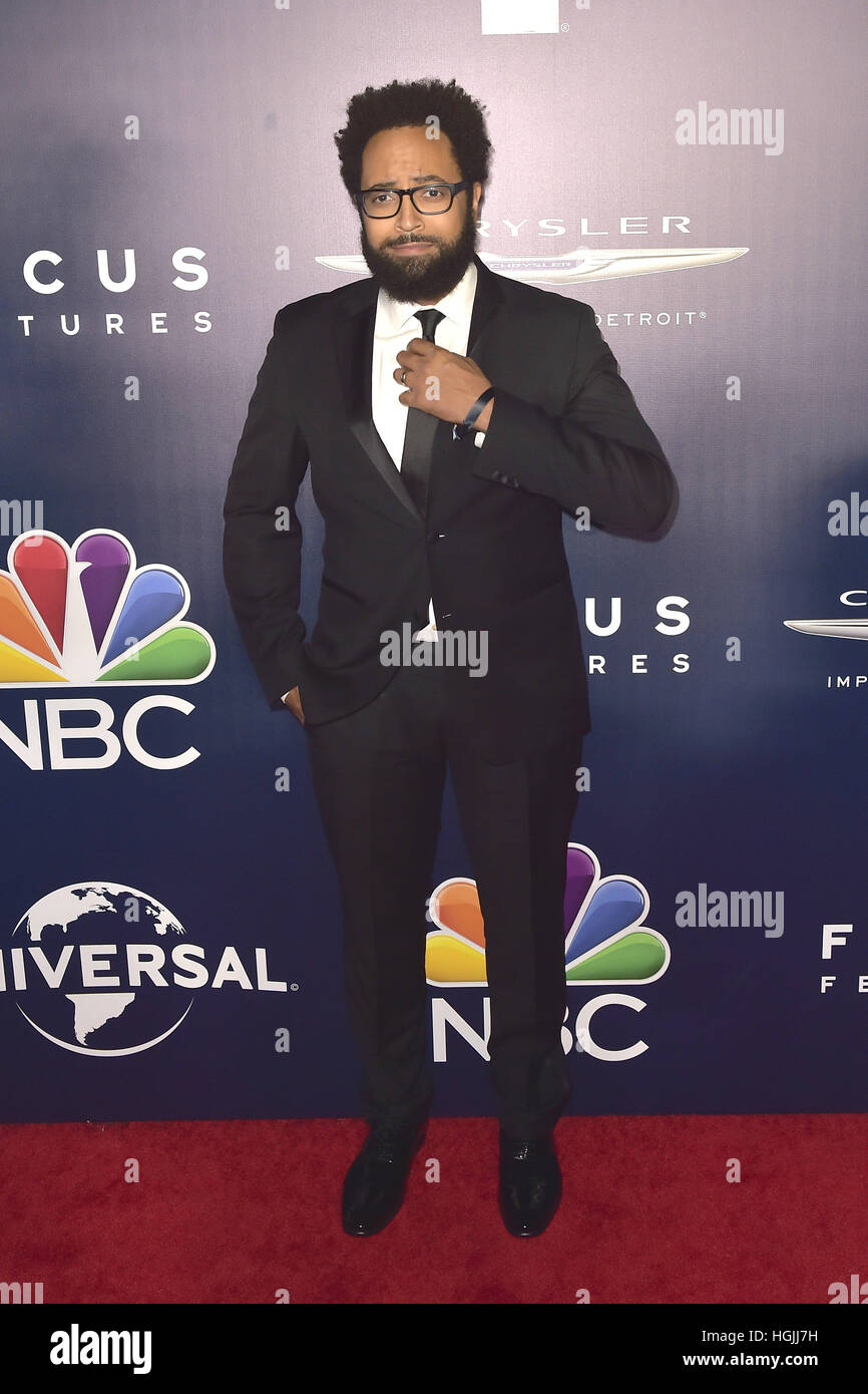 Comedian Riddle Beverly Hills, California. 8th Jan, 2017. Diallo Riddle attends the NBC ...