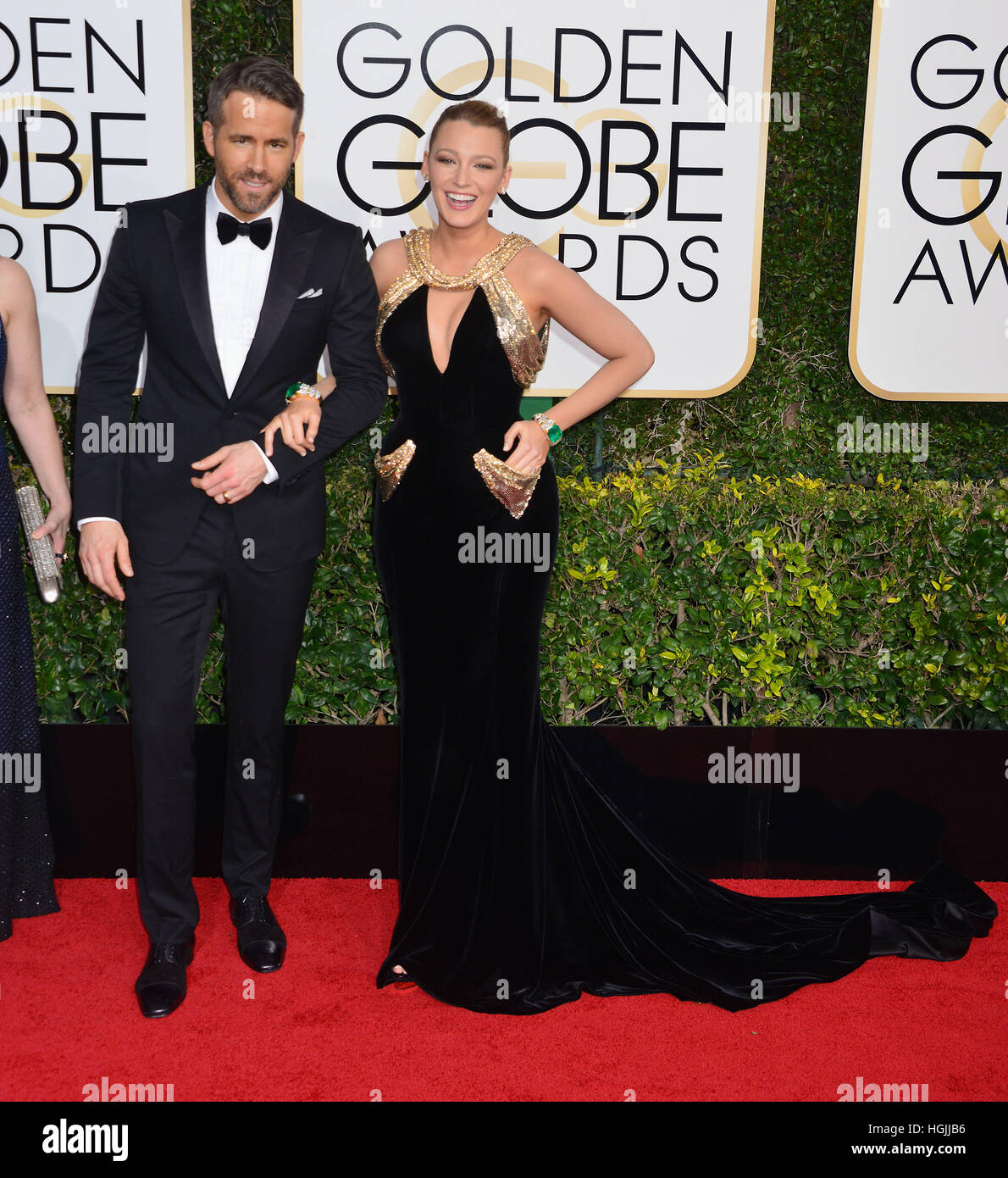 Los Angeles, USA. 08th Jan, 2017. Ryan Reynolds, Blake Lively 629