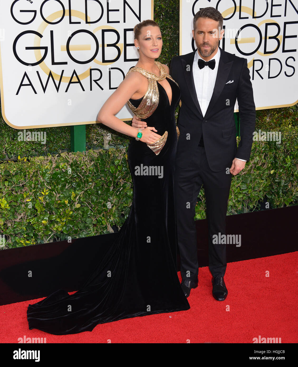 Los Angeles, USA. 08th Jan, 2017. Ryan Reynolds, Blake Lively 631