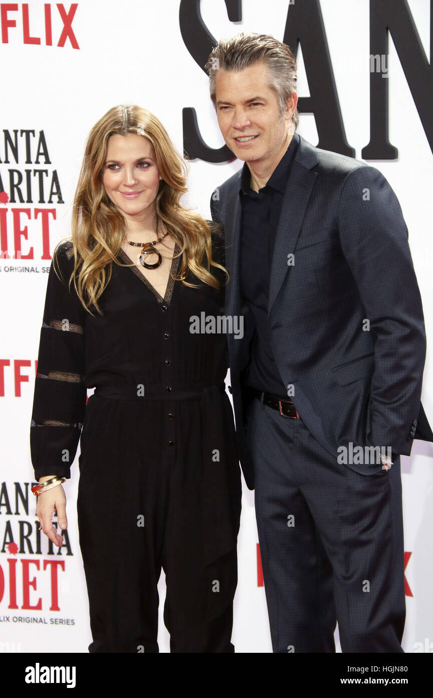 Berlin, Germany. 20th Jan, 2017. Drew Barrymore and Timothy Olyphant ...