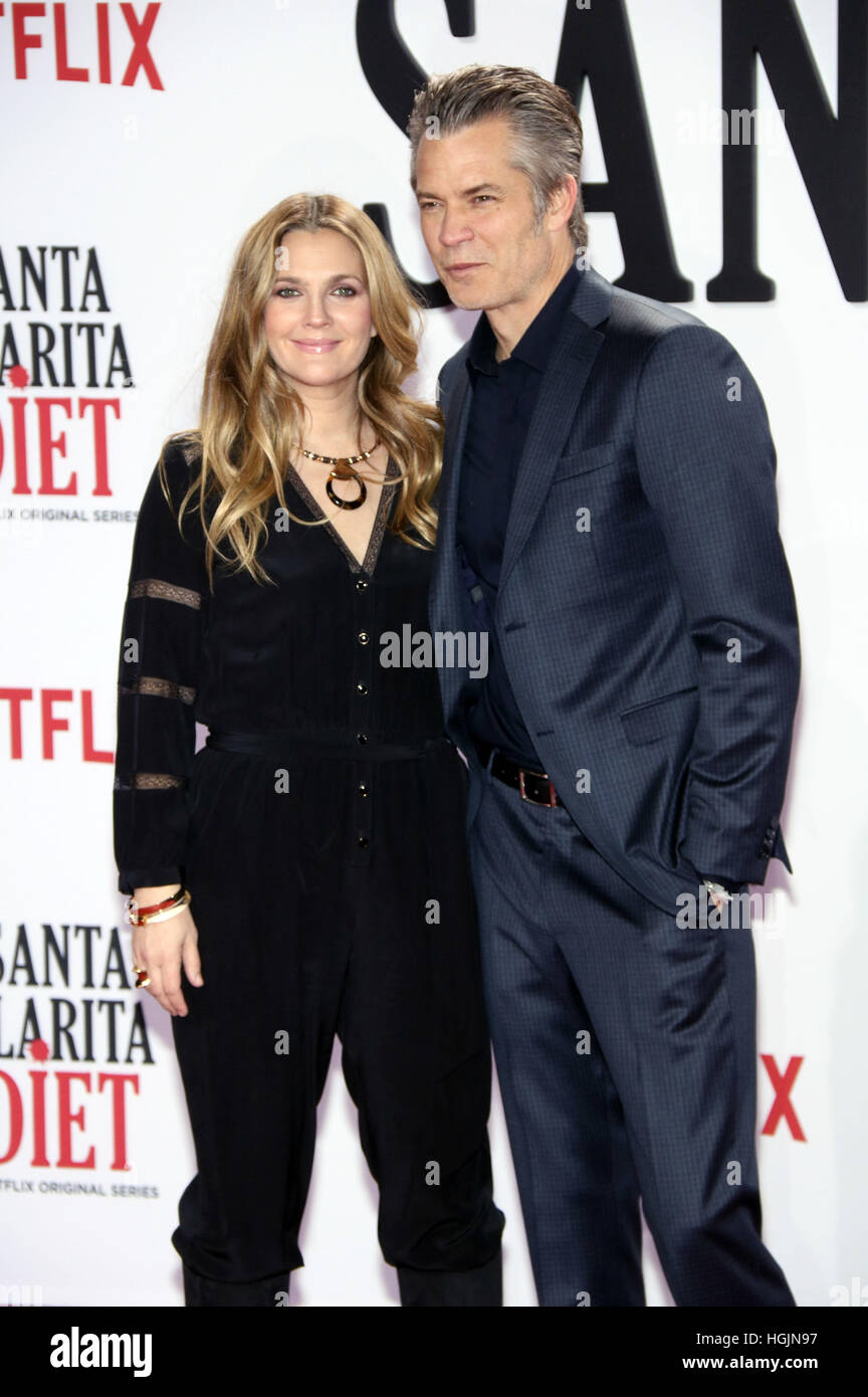 Berlin, Germany. 20th Jan, 2017. Drew Barrymore and Timothy Olyphant ...